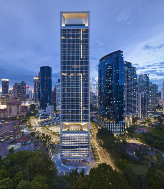 The Conlay by E&O Building steel structure subcontract work with Kiat Hong Construction Kuala Lumpur Malaysia