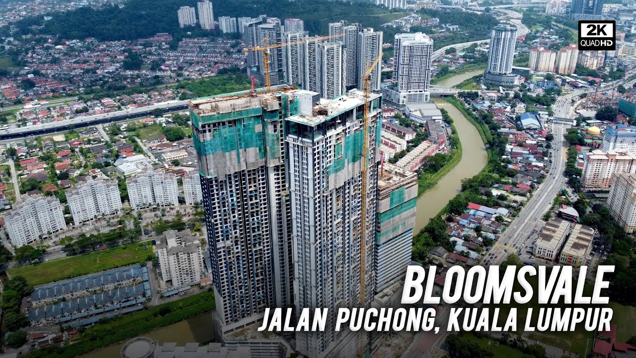 Steel structure subcontract completed project BloomsVALE Puchong Selangor Malaysia