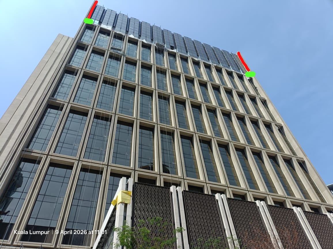 Facade subcontractor Malaysia curtain wall glass glazing ACP